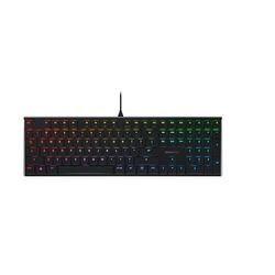 CHERRY MX 10.0N RGB, Teclado Gaming Mecánico Plano, Distribución de Teclado Europeo (QWERTY), con Cable, Switches Originales CHERRY MX LOW PROFILE RGB SPEED, Negro