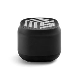 Music Sound Mini-luidspreker | mini-Bluetooth-luidspreker in zakformaat - 3 watt vermogen - kleur zwart, eenheidsmaat