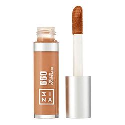 3INA MAKEUP - The 24H Concealer 660 - Bronzo - Corretore Liquido -24H Lunga Durata - Corretori Fondotinta Liquido - Copre Occhiaie e Piccole Rughe - Bacchetta inclusa - Vegan - Cruelty Free