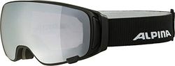 ALPINA Unisex - Adulti, DOUBLE JACK MAG Q Occhiali da sci, black matt, One Size