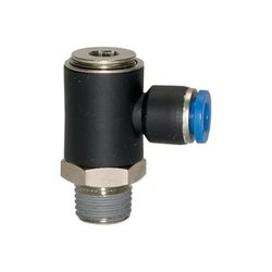 RIEGLER 109384-163.014-8 - Raccordo a L "Serie Blu", girevole, R 1/4 A, L = 26,5 mm, 1 pezzo