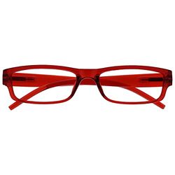 OPULIZE Ace Occhiali da Lettura, Rosso, +1,50 Diottrie Unisex