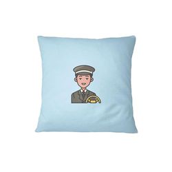 Bona Basics, Fodera decorativa per Cuscino Decorazione Domestica per Divano Caffetteria, Dimensioni: 60x60 cm, Colore: Azzurro