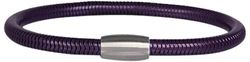 SilberDream Damesarmband slang aubergine stalen sluiting roestvrij staal SDA500V