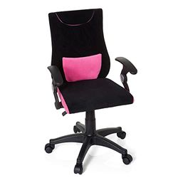 hjh OFFICE KIDDY PRO AL Roze Mesh Kinderstoel