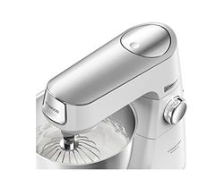 Kenwood Chef Baker PopTop Cover KAT65.000SI, Compatibile con Titanium Chef Baker XL 5 & 7L o Titanium Chef Baker 3.5L & 5L, Accessorio Impastatrice Planetaria, Plastica, Argento Ghiaccio