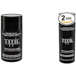 TOPPIK- Fibres Capillaires Densifiantes à base de Kératine - Brun Foncé & Fibres Capillaires Densifiantes à base de Kératine pour des Cheveux à l'Aspect Naturellement plus Epais- Brun Foncé