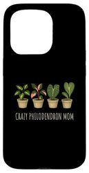 Philodendron Plant - Crazy Philodendron MOM Case for iPhone 15 Pro