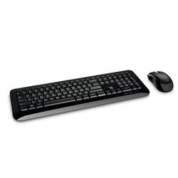 Wireless Desktop 850 (muis en toetsenbord set, Duits Qwerty toetsenbord layout, zwart, draadloos