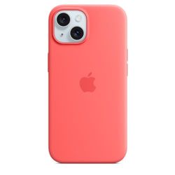 Apple iPhone 15 Silicone Case with MagSafe - Guava ​​​​​​​