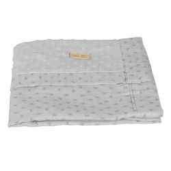 roba Coperta per Neonati e Bambini Lil Planet - Pois Terry - Cotone Biologico - Certificato GOTS - 80 x 80 cm - Idrorepellente - Traspirante e Lavabile - per Lettino, Culla e Carrozzina - Grigio