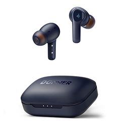 Donner Bezprzewodowe słuchawki douszne z redukcją szumów, słuchawki Bluetooth 5.2 z 4 wyraźnymi połączeniami mikrofonowymi, sterowniki 12 mm, aplikacja do niestandardowego EQ, czas odtwarzania 32 h,