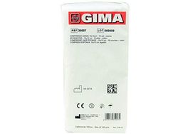 Gima 35007 tabletten gaas, katoen, 16 laags, 10 x 10 cm, verpakking van 1000