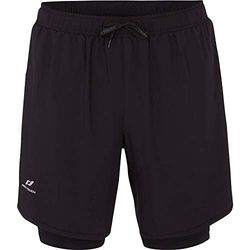 Pro Touch – Running 2 in 1 Allen III Shorts, Uomo, Running Shorts 2-in-1 Allen III, Nero, 2XL