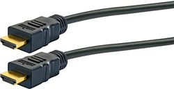 Swwaiger High-Speed-HDMI-kabel med Ethernet, 1,5 m, svart, HDMI-kontakt > HDMI kontakt, Ultra HD, 4K, 3D, 18 Gbit/s