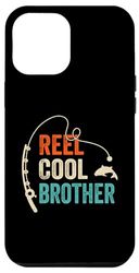 Coque pour iPhone 13 Pro Max Moulinet Cool Brother Funny Best Brother Fishing