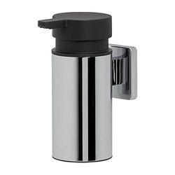 Tiger Dock Dispenser per Sapone Liquido, Acciaio Inox, Cromato, Medio