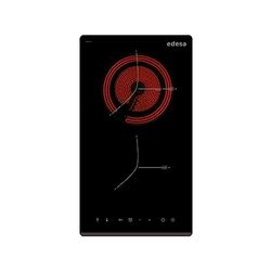 Edesa Placa Vitrocerámica EVT-3220 B/B 2 Focos Cocción Panel Control Tipo Touch 9 niveles Indicador de calor residual Selector Potencia Bloqueo de Seguridad Gran Potencia 3 KW Acabado Color Negro