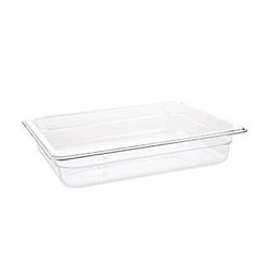 Vogue 1/2 Gastronorm Container 65mm 3,8 liter Clear Catering Voedsel Opslag Pan