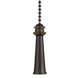 77214 Oil Rubbed Bronze Finish, Trophy Pull Chain