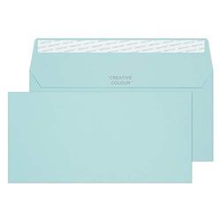 Blake Creative Colour DL+ 114 x 229 mm 120 gsm Peel & Seal Wallet Envelopes (25218) Cotton Blue - Pack of 25