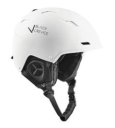 Black Crevice Casque de Ski Gerlos Adulte (Unisexe), Blanc, 2 = L (58-61 cm)