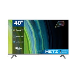 Metz Smart TV, MTD7000Z, 40" (100 cm), FHD Direct LED, Google TV, HDMI e USB, Sottile, Moderno, Nero