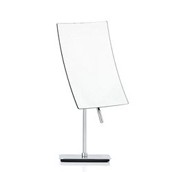 Blomus Miroir de courtoisie Vista Acier chromé, Verre, Argent, 14 x 11 x 28,5 cm