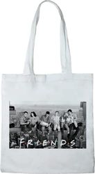 cotton division Friends Friends Bag Reference: BWFRIENBB006 White 38 x 40 cm
