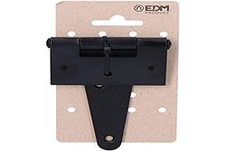 Scharnier D 100 x 75 mm H ° zwart EPOXY in hangende doos