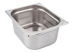 APS 81906 GN 2/3 contenitore perforato, acciaio inox Contenitore gastronorm, dimensioni 325 x 355 mm/altezza 100 mm