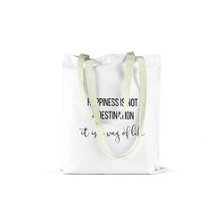 Bonamaison Printed Tote Bag, Reusable Grocery Bag, Shopping Bag, Machine Washable, Foldable, Canvas Cloth Bag with Handles, Size: 34x40 cm