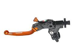 ACCOSSATO Commande d'embrayage à câble avec Levier articulé coloré (Bouton+Levier) avec Fixation Micro pour Benelli BN 302 de 2015 à 2017 CC 300