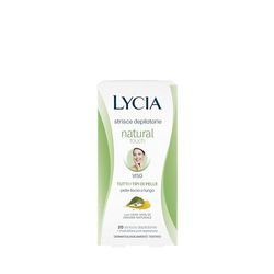Lycia Lot de 20 bandes épilatoires pour le visage Natural Touch