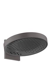 hansgrohe Rainfinity Soffione doccia 360 3 getti con attacco a parete, cromo nero satinato, 26234340