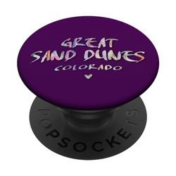 Grandes Dunas de Arena Colorado - Grandes Dunas de Arena CO Acuarela PopSockets PopGrip Intercambiable