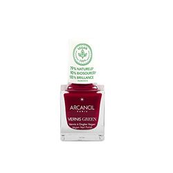 Arcancil Green 130 Dahlia nagellack, röd