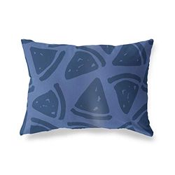BonaMaison Fundas para Cojínes, Azul Funda de Almohada para Sofá Coche Silla Oficina Cama Decorativa Moderna Decoración del Hogar, 45x60 Cm - Diseñado y Fabricado en Turquía