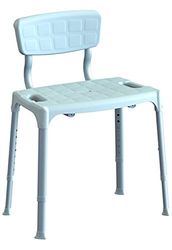 Chaise de douche avec dossier réglable