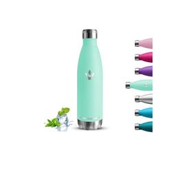 Gourde- 750ml- Gourde Isotherme, Sans BPA, Gourde Inox, 24h Froid & 12h Chaud, Gourde Metal, Anti Fuite, Gourde Reutilisable, Acier Inoxydable 18/8, Bouteille d'eau pour Bureau, Voyage, Yoga, Camping