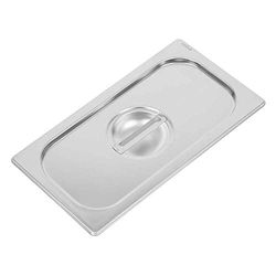 Vogue DW457 - Tapa de gastronorm con asa central para sartén estándar de 1/3 (176 mm x 325 mm, acero inoxidable 304)