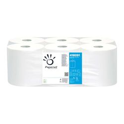 Papernet - ręcznik składany w kształcie litery V 409039, 266 Clip, czysta Celuloza, 2 welony, rozmiar usługi 21x22 cm, rozmiar złożony 22x10,5 cm