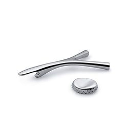 Alessi Fgo06 Virgula Divina - abre-garrafas (aço inoxidável 18/10, brilhante)