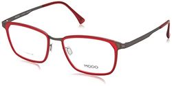 MODO & ECO 4101 okulary, matowe czerwone, 54 dla mężczyzn, matowe czerwone, mat czerwony