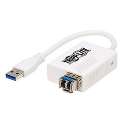 Tripp Lite Adaptador USB SMF de Fibra Ethernet 10/100/1000Mbps LC (U336-SMF-1G-LC)