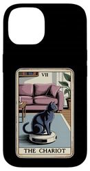 Carro Tarot Card Cat Robot Aspirador Gato Carcasa para iPhone 14