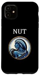 Coque pour iPhone 11 Déesse égyptienne de la nuit et du ciel Egypte ancienne