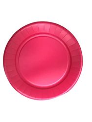 LE NAPPAGE ARTS DE LA TABLE 20 assiettes en carton compostable diamètre 23 cm 100% Nature Fuchsia