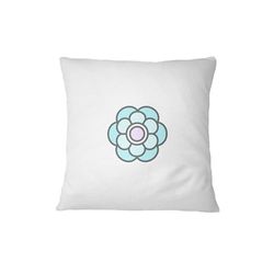 Bona Basics Funda de Almohada Decorativa, poliéster, Blanco 1, 45 x 45 cm