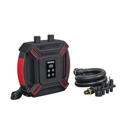 Bestway PowerGrip Sport High-Pressure DC Stand-Up Paddleboard Electric Air Pump, Black